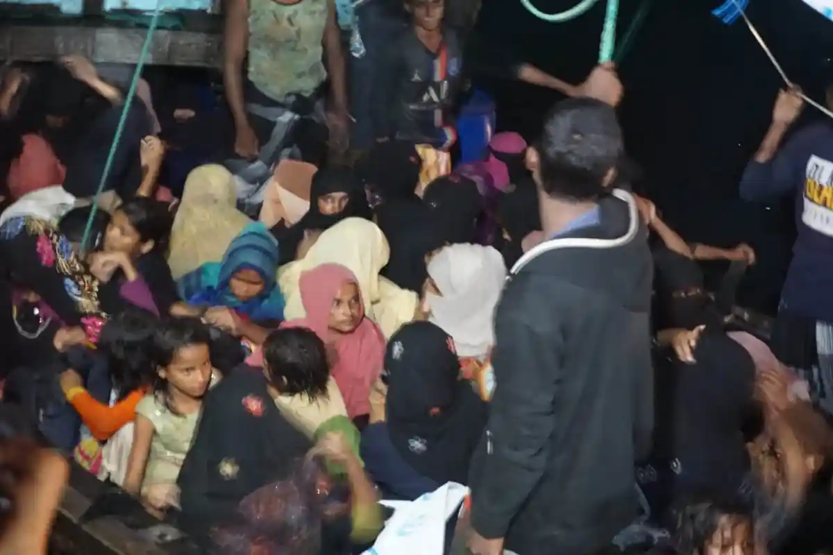 Seratusan Rohingya yang Baru Tiba di Lhokseumawe Langsung Diswab Antigen, Ini Hasilnya 