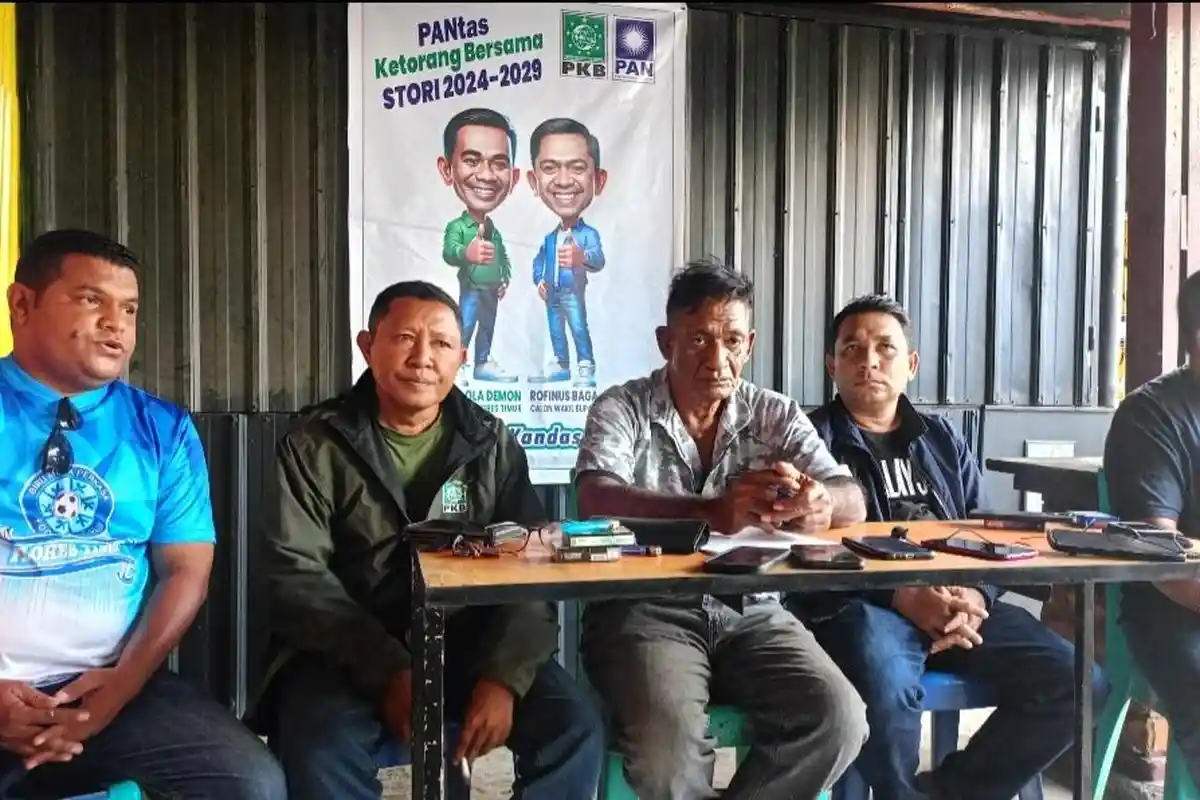 Usai Deklarasi, Stef Ola-Rofin Baga Daftar Cabup-Cawabup ke KPU Flores Timur