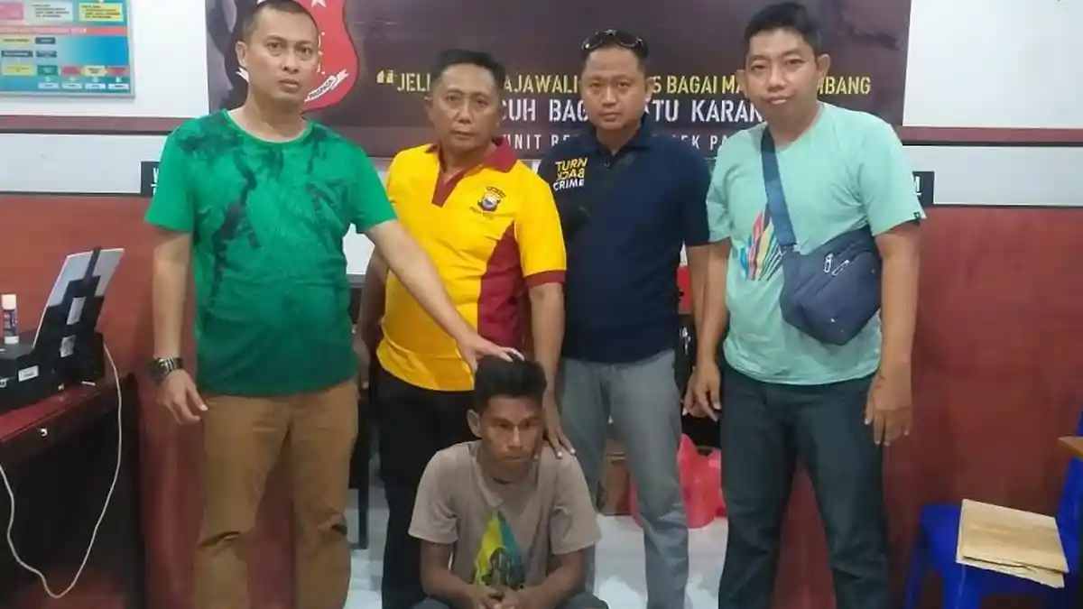 Curi Kabel Sirkuit Mario Sidrap, Harjuni Dibekuk Personel Polsek Panca Rijang di Rappang