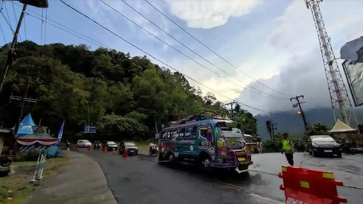 Jalur Medan-Berastagi Kembali Normal tapi Kapolres Tanah Karo Tetap Wanti-wanti: Cuaca Ekstrem