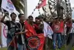 Aksi Pekerja Pelabuhan dari SP JICT dan Pelindo II