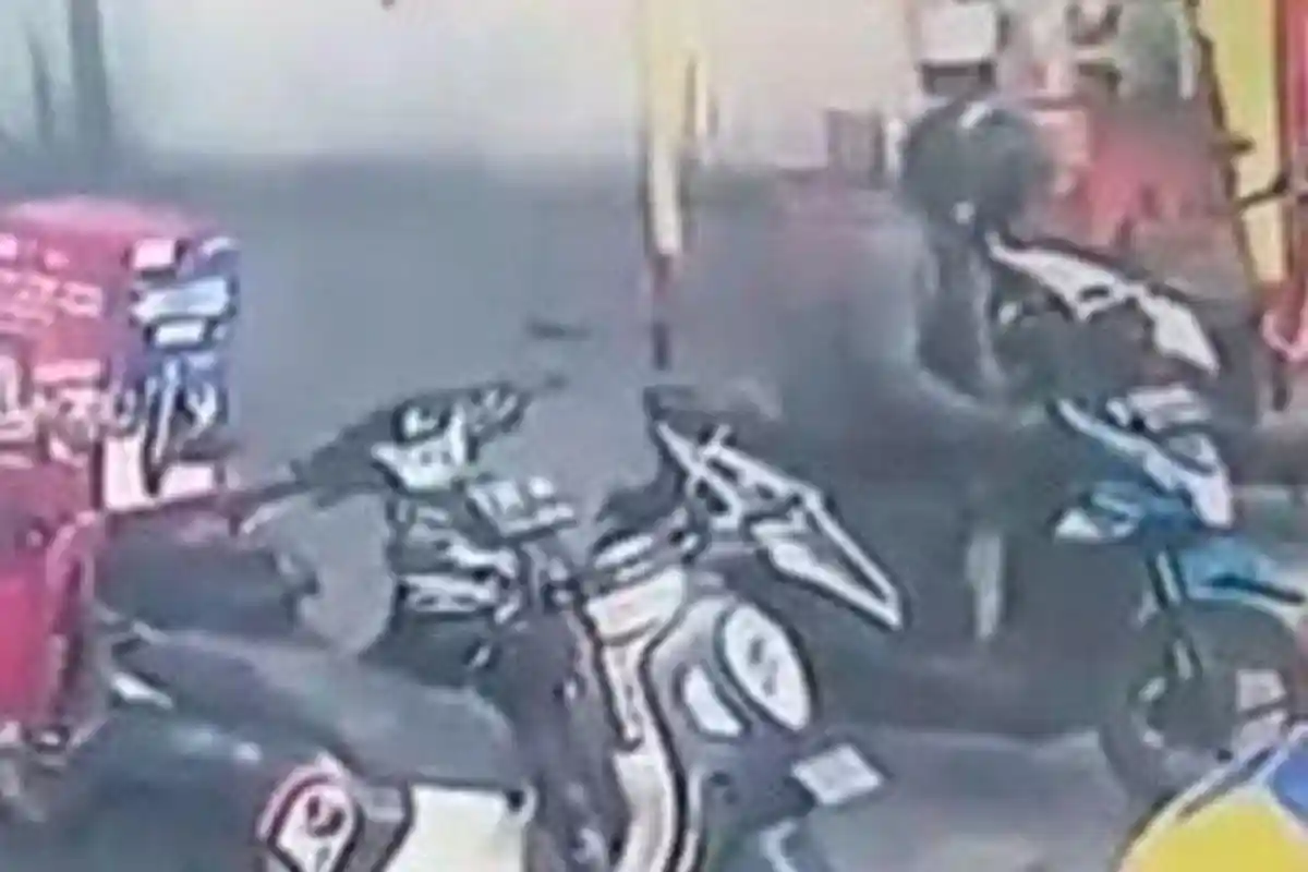 Kepala Minimarket di Surabaya Kemalingan, Tidak Sampai 10 Detik Motor Digondol