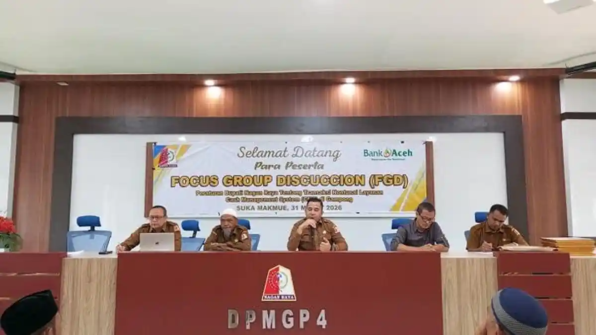 Pemkab Nagan Rampungkan Perbup Gaji Aparatur Desa Dibayar Non Tunai