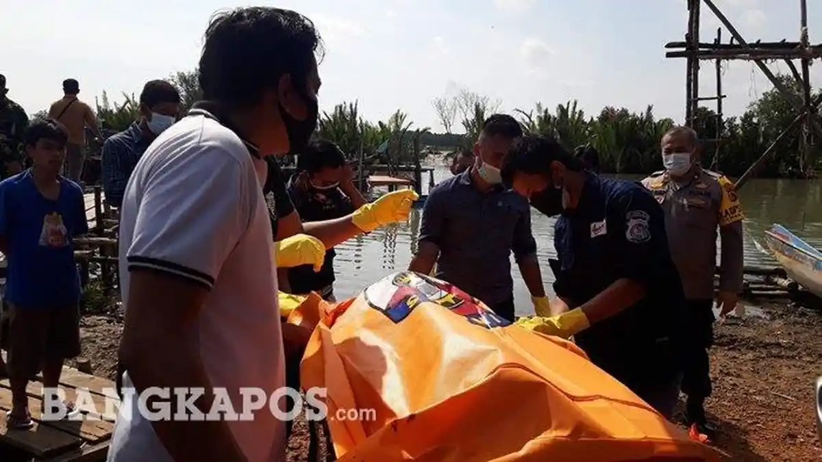 Ciri-ciri Mayat Mengapung di Sungai Pangkalarang Pangkalpinang