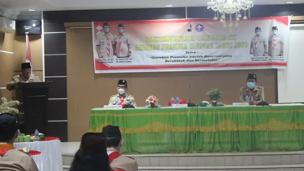 Siron Kembali Pimpin Kwartir Cabang Pramuka Sanggau Masa Bakti 2020-2025