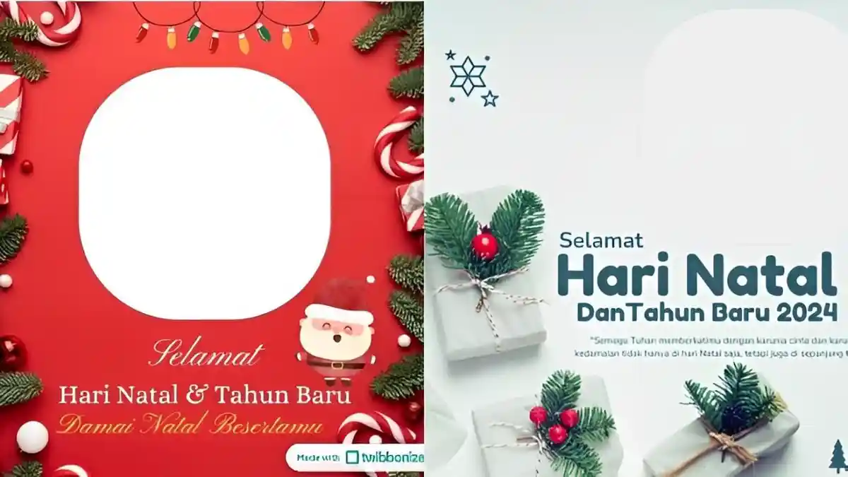 Twibbon Natal 2024 dengan Beragam Desain dan Warna yang Menarik, Silakan Dicoba