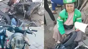 Kolase-saat-Saripa-driver-ojol-ratapi-motornya-usai-dibakar.jpg