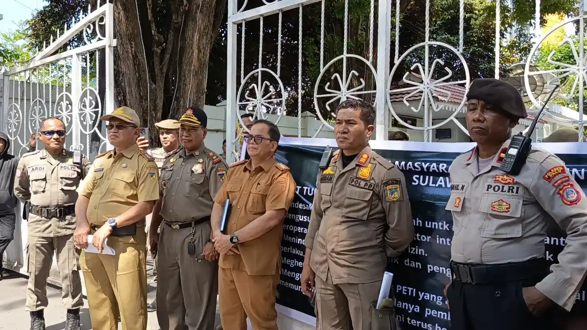 Temui Massa Aksi, Rudi Dewanto: Gubernur Sangat Responsif Soal Ilegal Mining di Sulteng