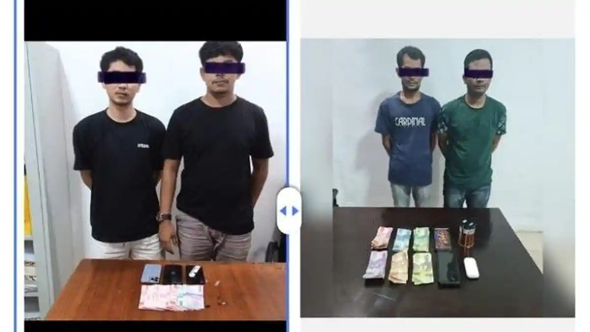 Empat Pelaku Judi Online di Aceh Besar Ditangkap Polisi