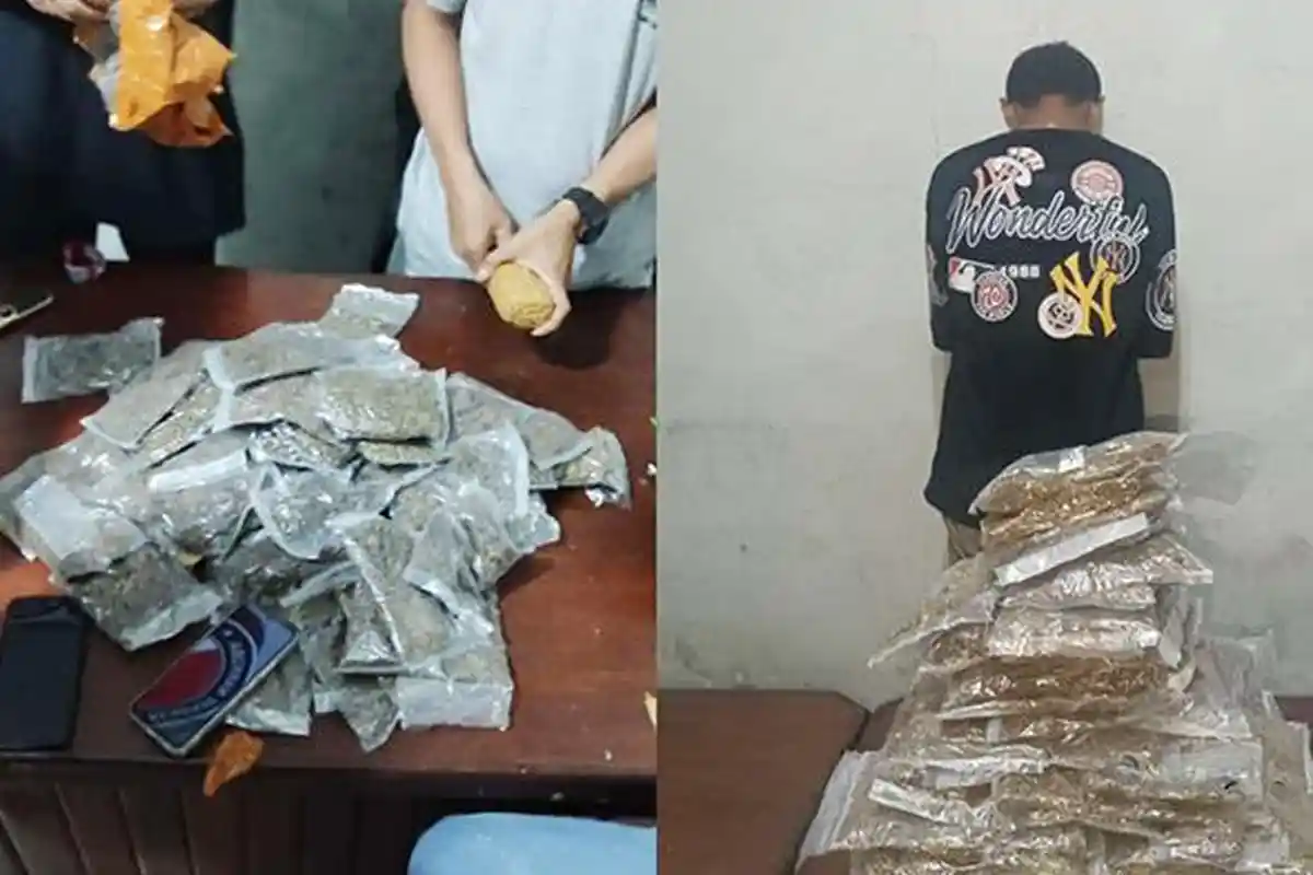 Polisi Sergap Pemuda Diduga Kurir Ganja di Pelabuhan Sorong, Barang Dibawa dari Jayapura