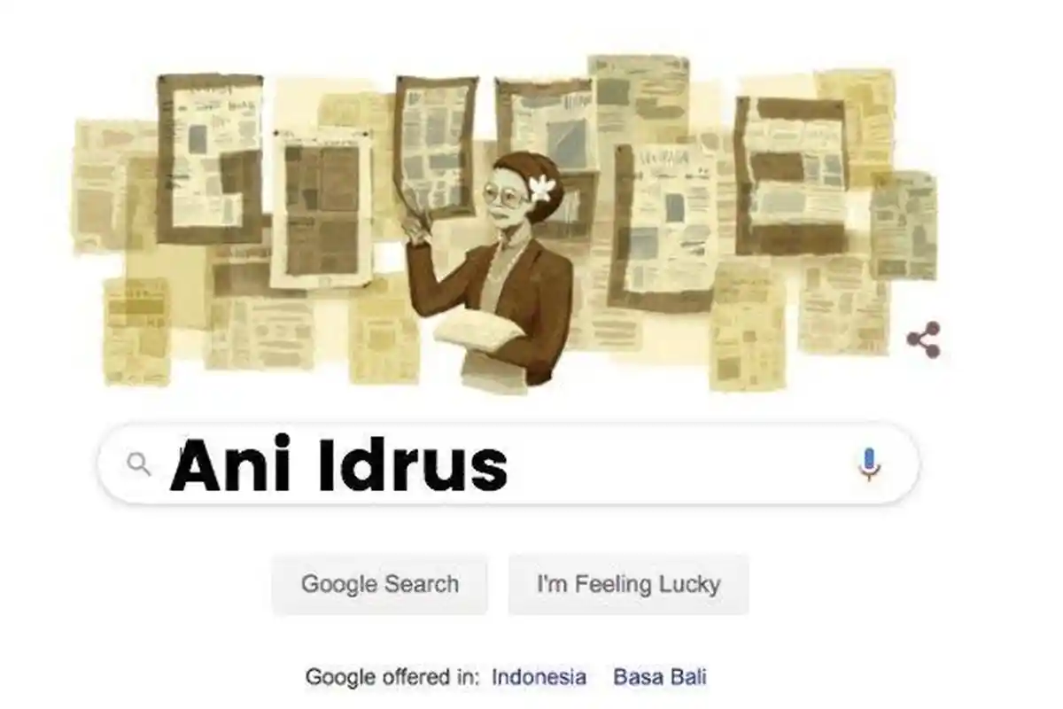 Siapa Ani Idrus, Perempuan 80 Tahun yang Hari Ini Wajahnya Muncul di Google Doodle