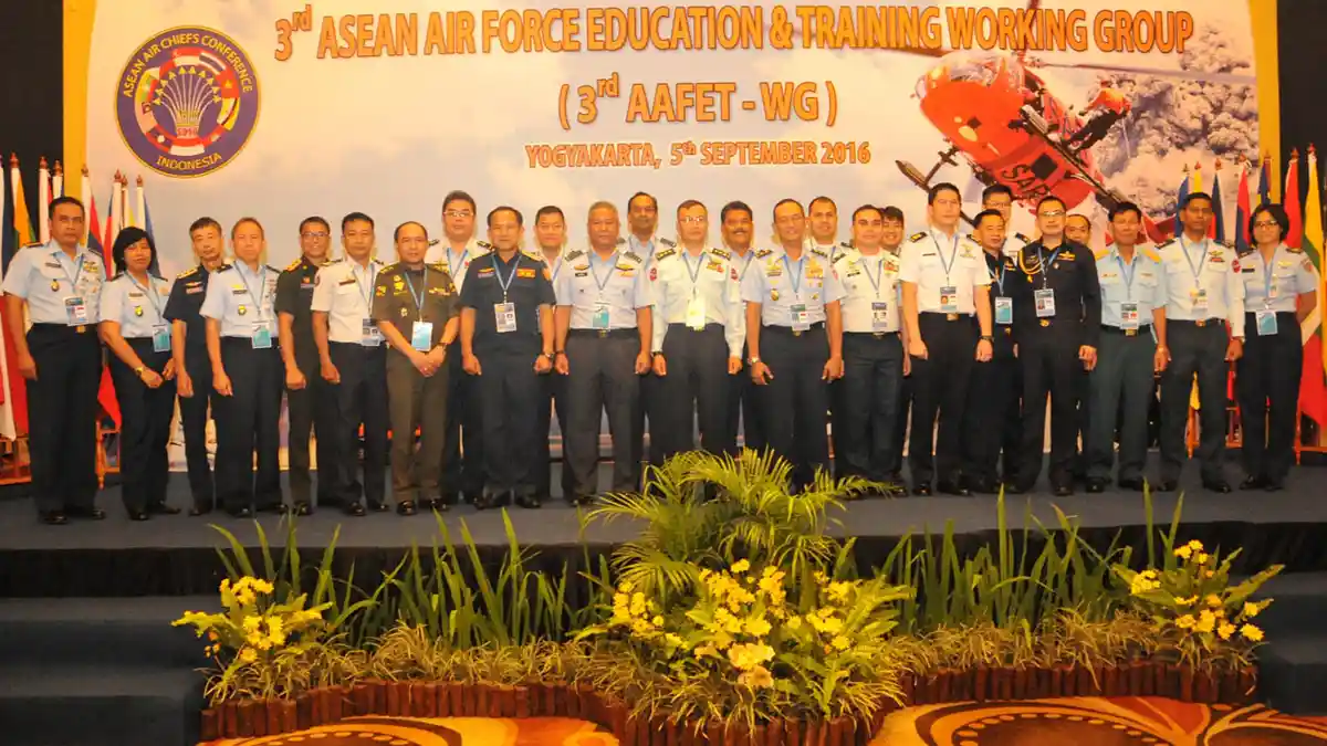 Aspam Kasau Buka Pertemuan Angkatan Udara Negara-negara ASEAN