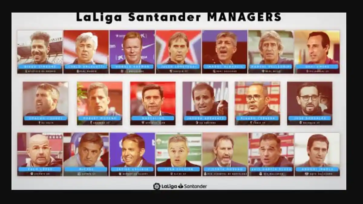 Inilah 20 Nama Pelatih Klub LaLiga Santander Musim Kompetisi 2021/22
