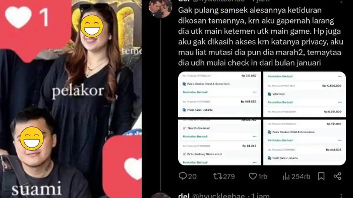 Viral Direktur di Bandung Selingkuh dengan Mahasiswi, Ajak Istri Sah dan Pelakor Liburan Bareng