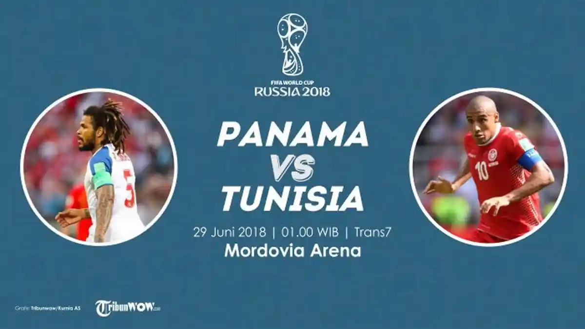 Jadwal Live Piala Dunia 2018, Panama Vs Tunisia Pukul 01.00 WIB di Trans 7: Jadi Pelajaran Berharga