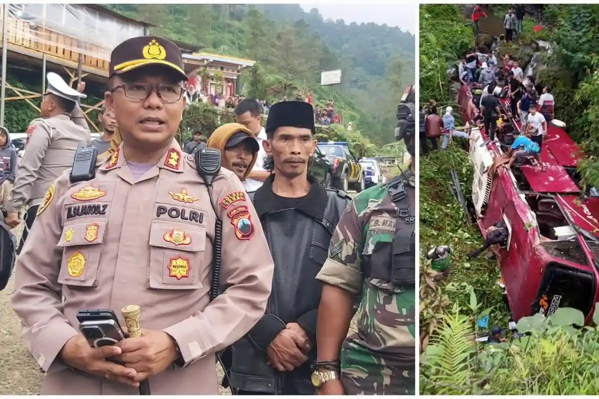 BREAKING NEWS, Polisi Tetapkan 2 Tersangka Kecelakaan Bus Masuk Jurang Guci Tegal: Sopir dan Kernet