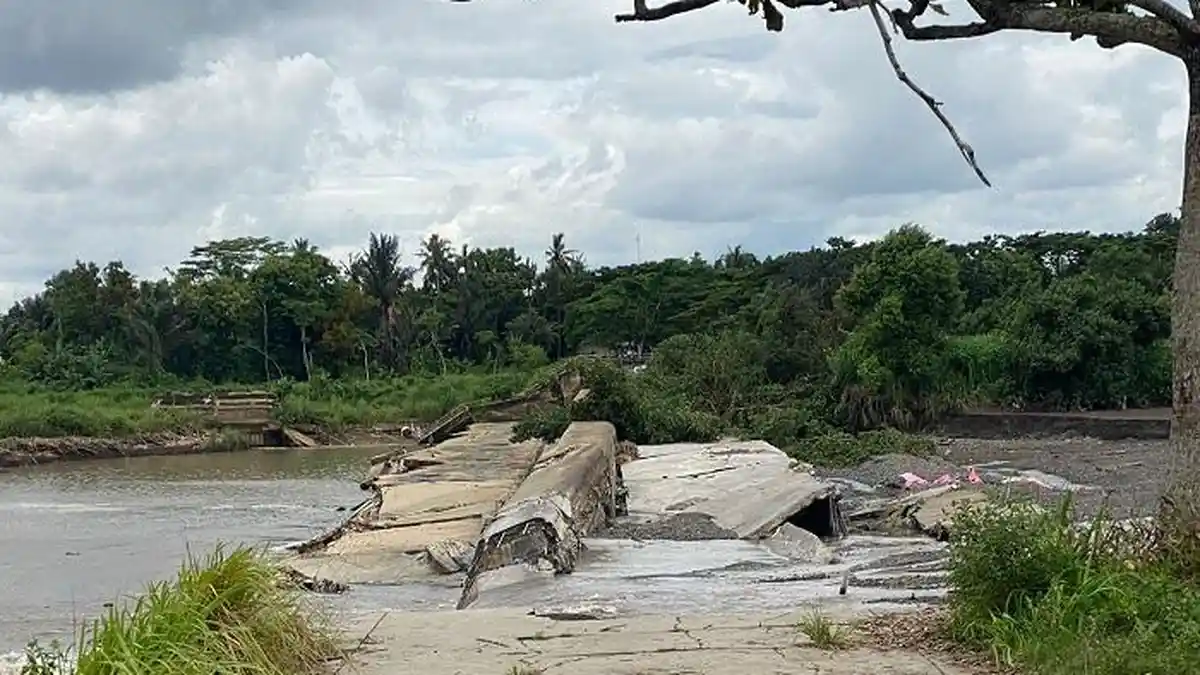 Jebol, Bendung Sungai Progo Srandakan Bakal Diperbaiki dengan Dana APBN