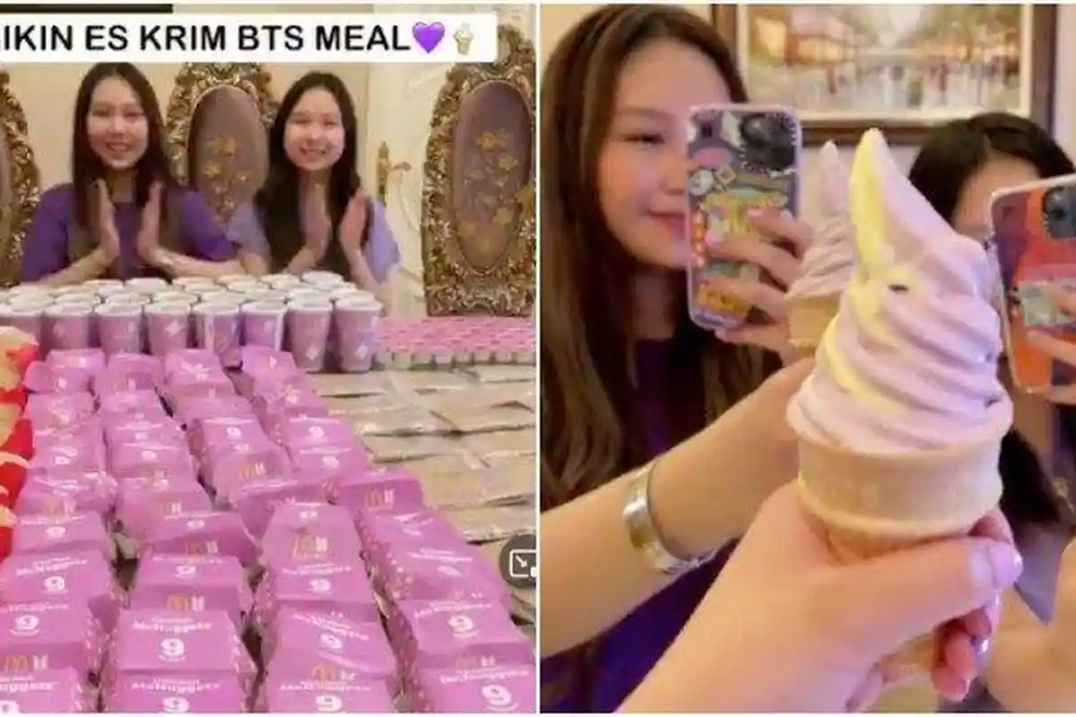 Sisca Kohl Borong BTS Meal Hanya untuk Konten Unik, Semua Makanan Dicampur Jadi Es Krim