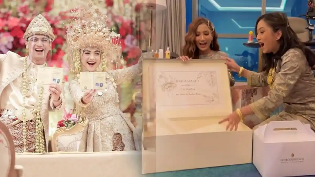 Dapat Lebih 4 Kotak, Intip Isi Souvenir Pernikahan Ria Ricis dan Teuku Ryan, Tri Atika: Mewah Banget