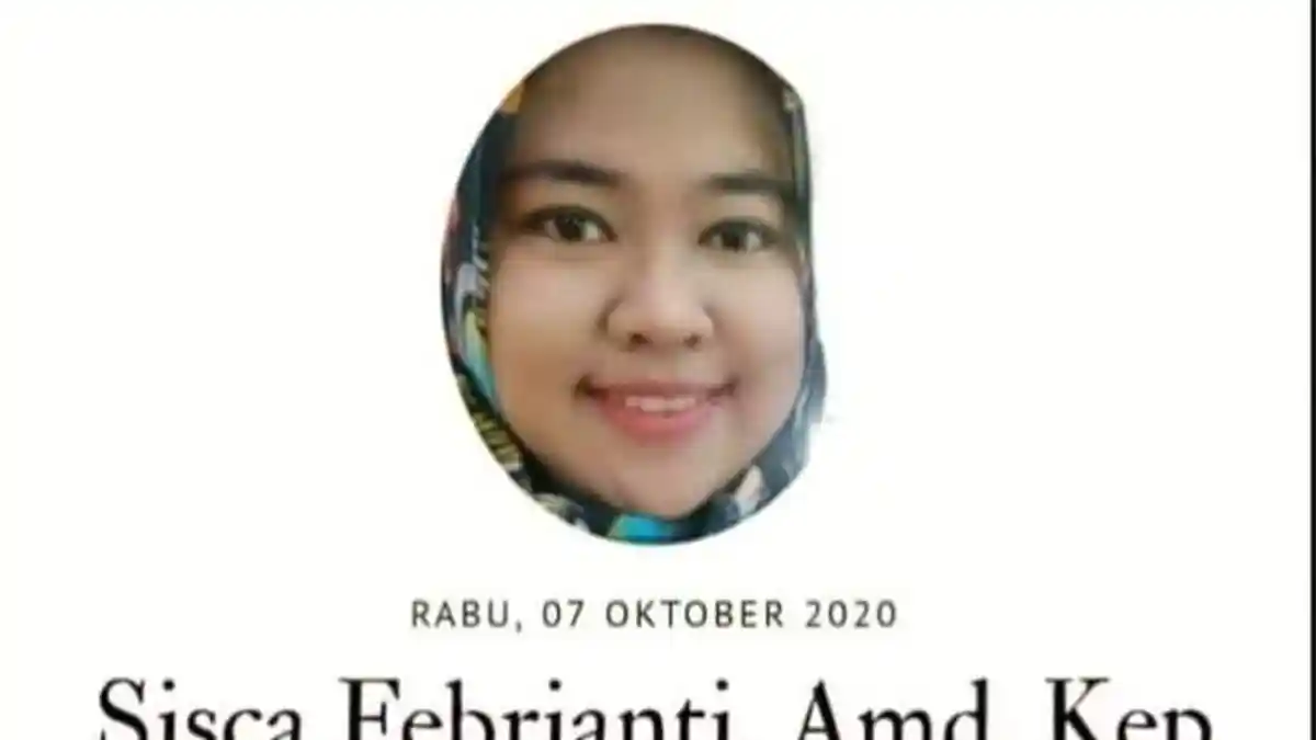 Ikut Terpapar, Sisca Perawat Pasien Covid-19 Meninggal Dunia, Masuk ICU hingga Nyawa Tak Tertolong