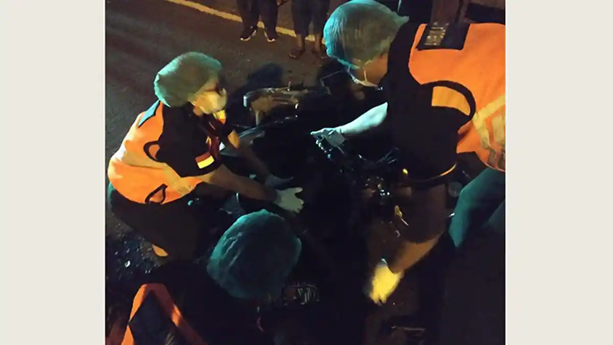 Kadek Tewas Setelah Terlibat Tabrakan Antar Motor di Simpang Mahendradatta, 1 Korban Lain Luka-Luka