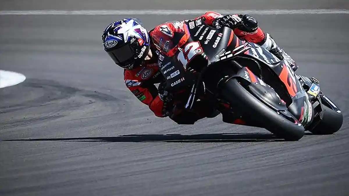 Maverick Vinales Garang di MotoGP Silverstone Inggris, Pembuktian Aprilia Asapi Fabio Quartararo