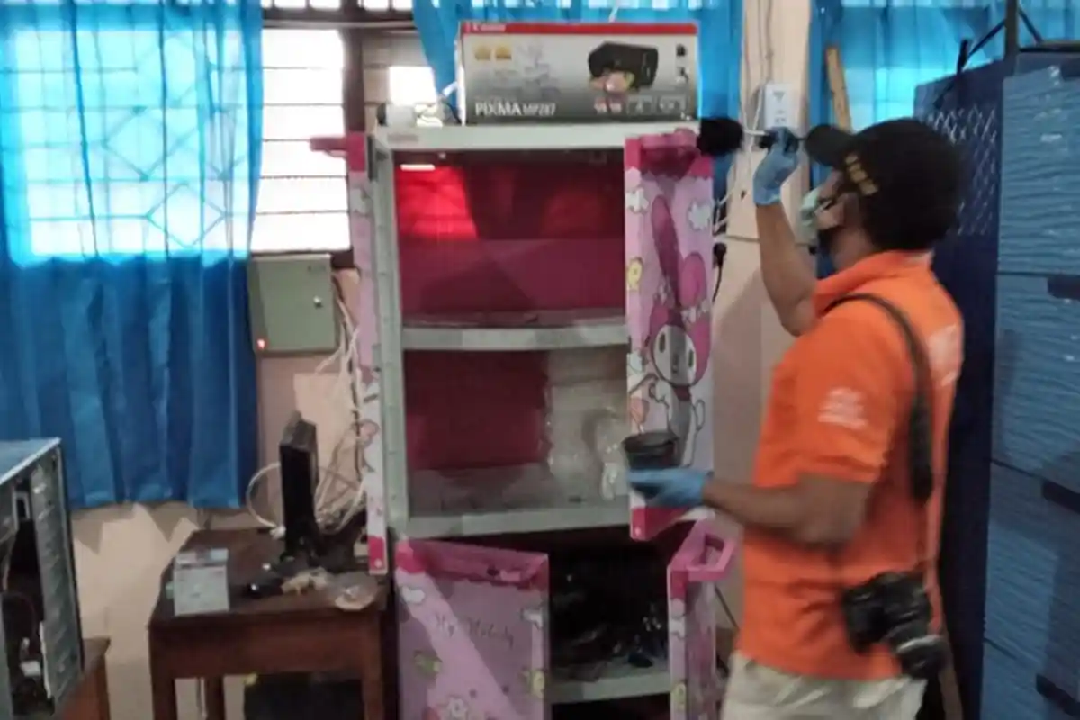 Bobol SMPN 4 Sragi Kabupaten Pekalongan, Maling Gasak 20 Komputer dan 91 Tablet di Lab Komputer