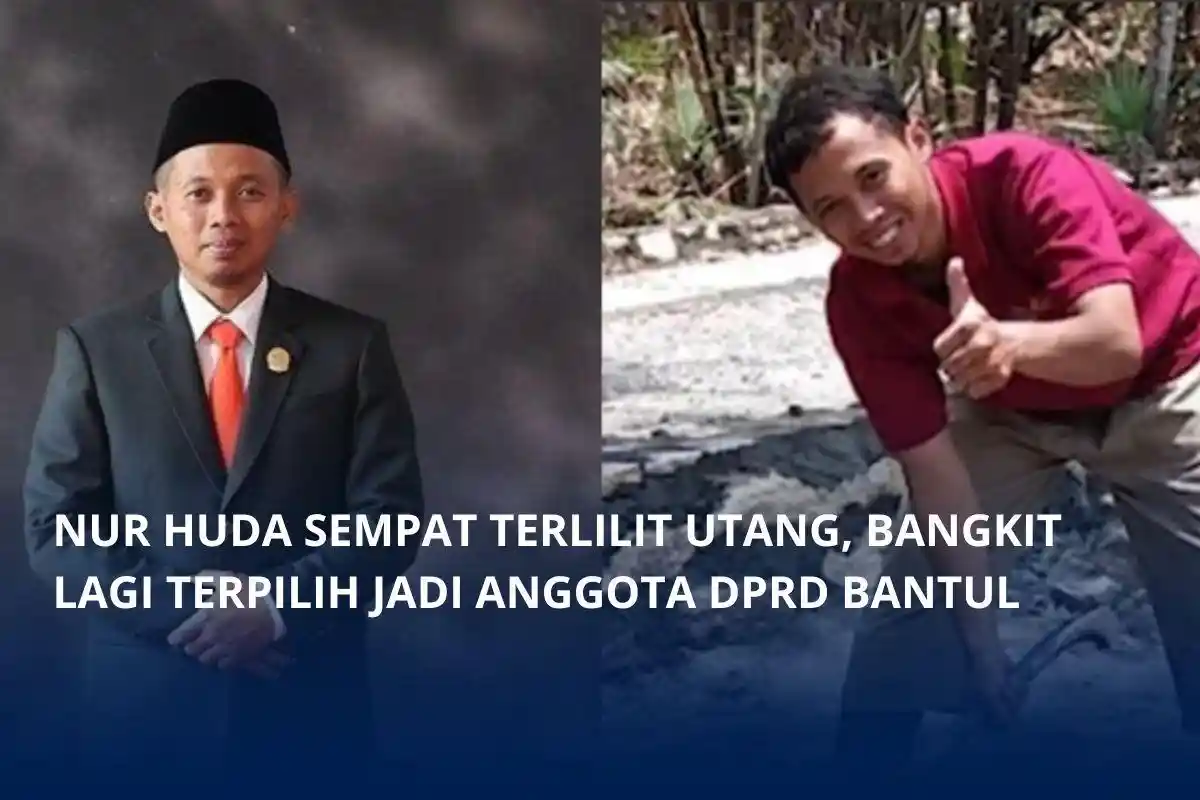 Sosok Nur Huda, Anggota DPRD Bantul Datang Pelantikan Naik Motor Butut, dari Kuli hingga Petani