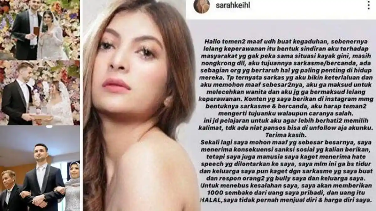 SOSOK Sarah Pernah Lelang Keperawanannya Mulai dari Rp200 Juta, Kini Dinikahi Bule Mahar Rp200 Juta