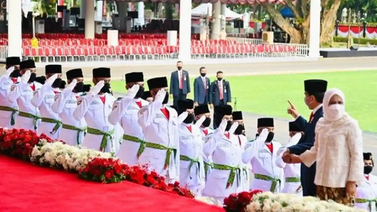 Daftar Nama 68 Pasukan Pengibar Bendera Pusaka 2022 di Istana, Ada 2 Siswa Asal Maluku