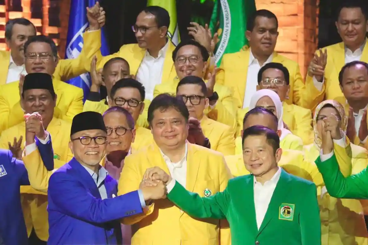 Airlangga Tegaskan  Chapter Baru dan Bukti Tetap Solid KIB  Akan Daftar ke KPU Bersama,