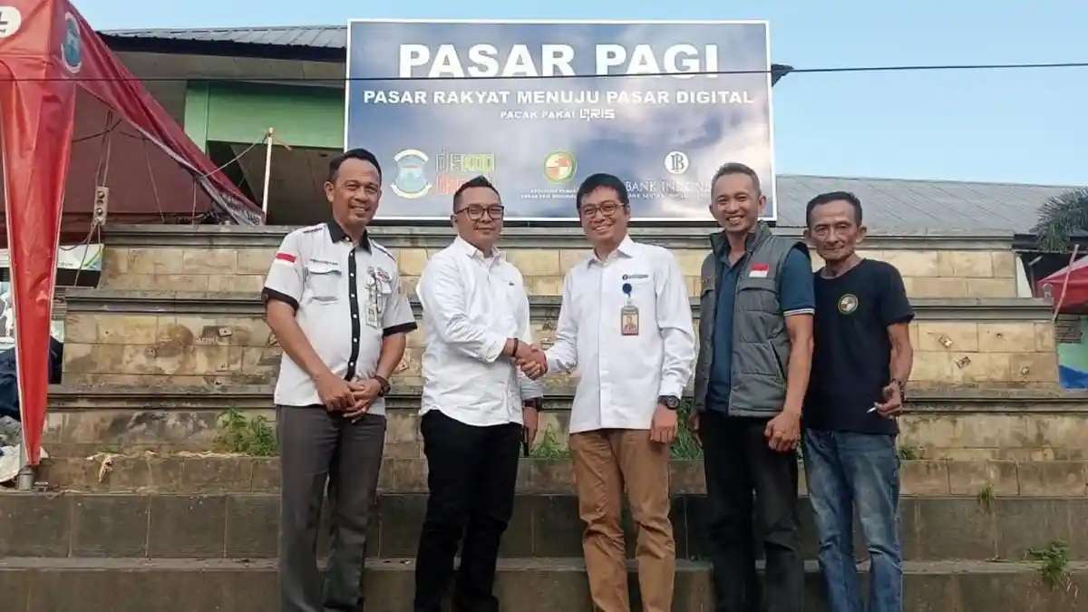 Pasar Pagi Dapat Fasilitas Wi-Fi Gratis dari BI, Mudahkan Transaksi Nontunai