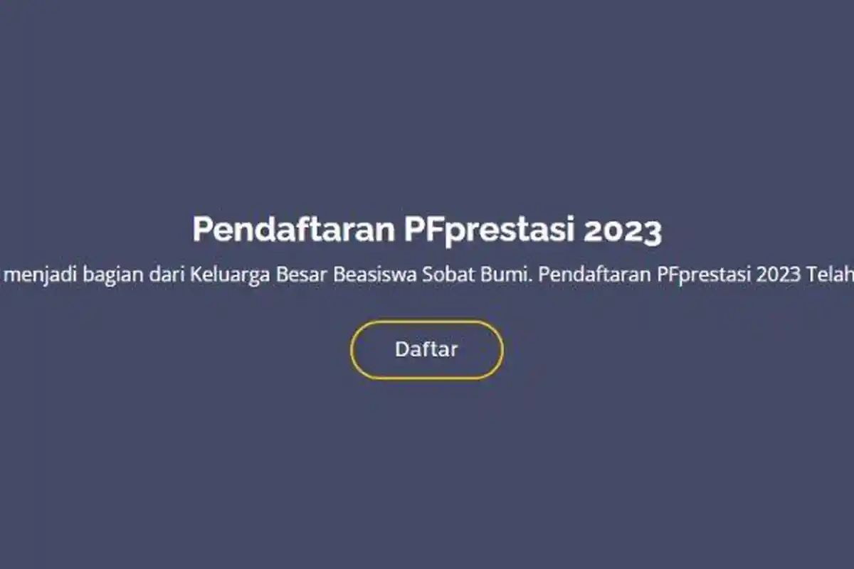 Info Beasiswa 2023: Link Pendaftaran Beasiswa Pertamina Sobat Bumi Lengkap Syarat Mendaftar