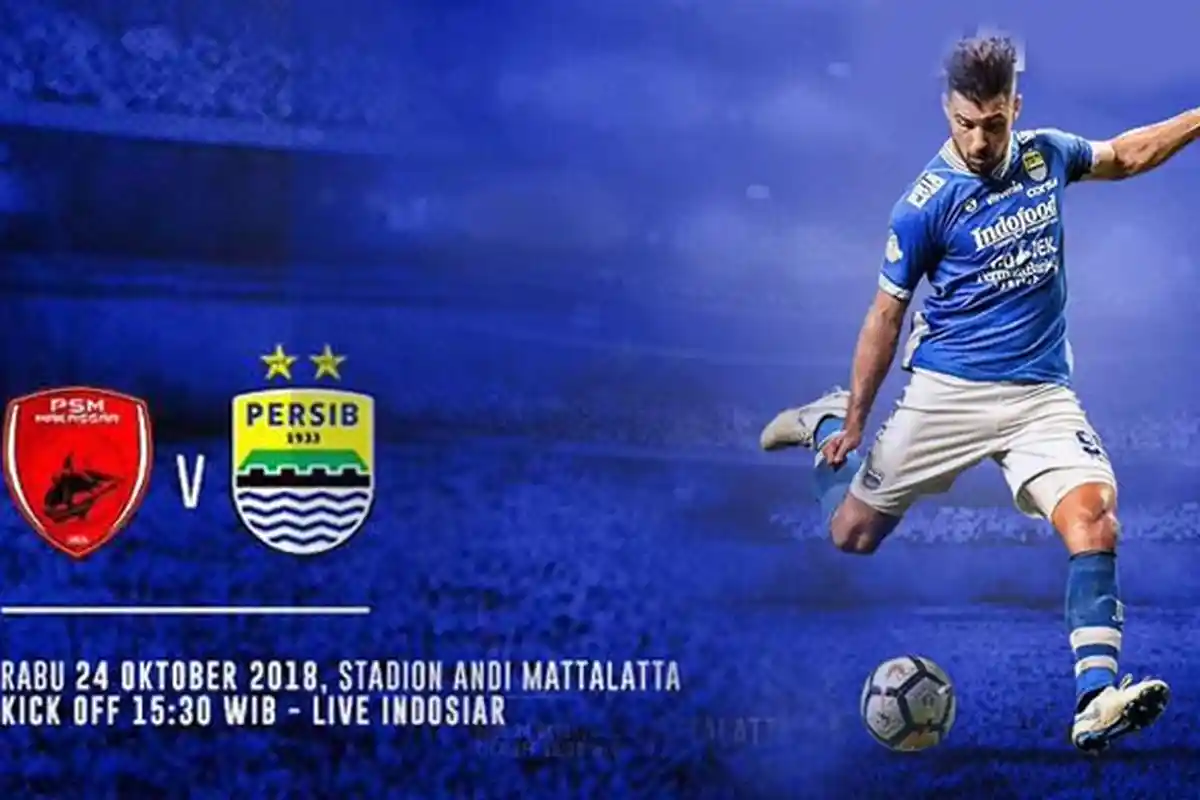 Link Siaran Langsung (Live Streaming) PSM vs Persib Bandung Rabu Sore Ini. Kick Off Jam 15.30 WIB