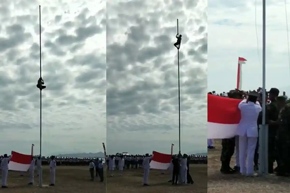 Aksi Heroiknya Panjat Tiang Bendera, Yohanis Dapat Beasiswa Hingga S1 dari PLN
