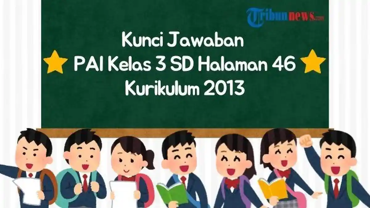 Kunci Jawaban PAI Kelas 3 Halaman 46 Kurikulum 2013 Ayo Renungkan Bab 4 Berperilaku Terpuji