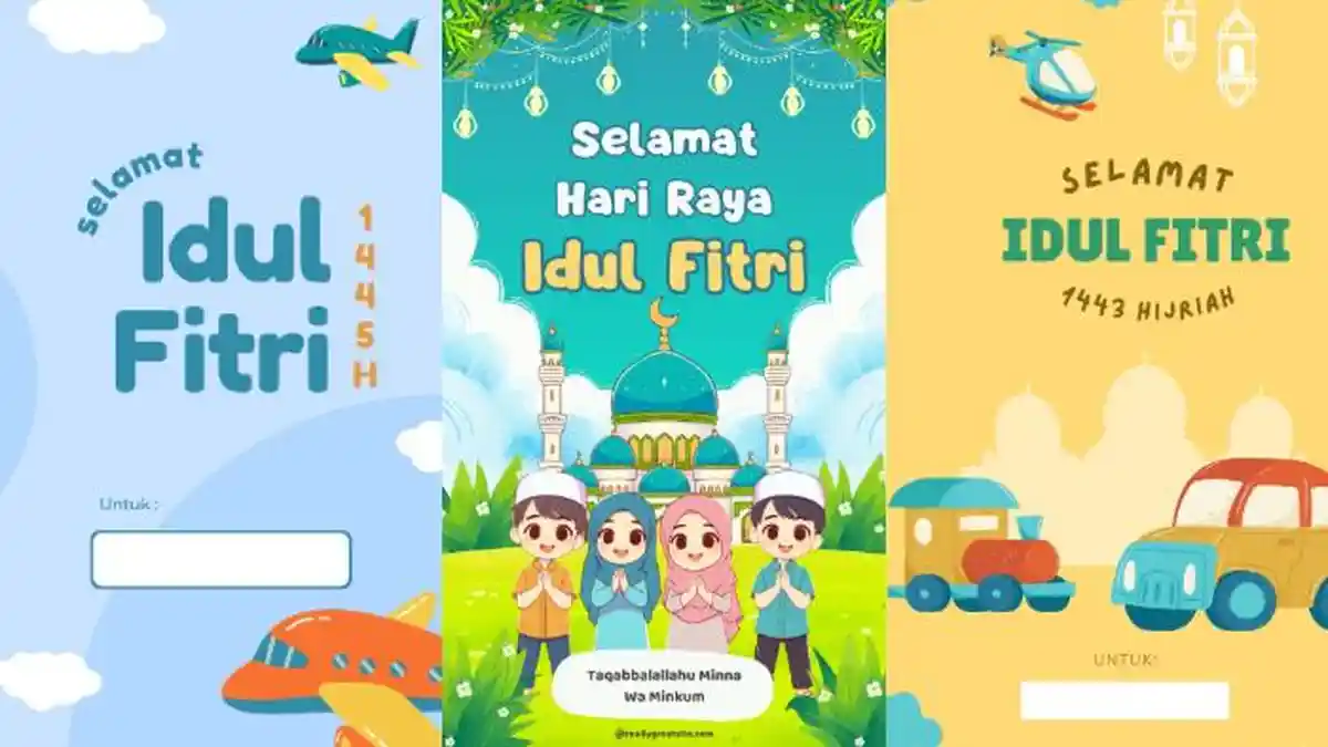 25 Desain Amplop Lebaran 2024, Unik dan Bisa Diedit