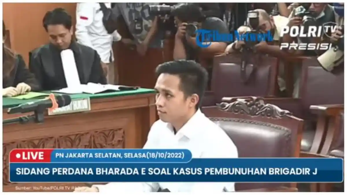 Jalani Sidang Perdana, Bharada E Ungkap Penyesalan dan Minta Maaf kepada Keluarga Brigadir J