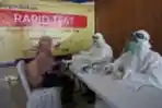 Rapid Test Bagi Calon Penumpang Kereta Api Jarak Jauh