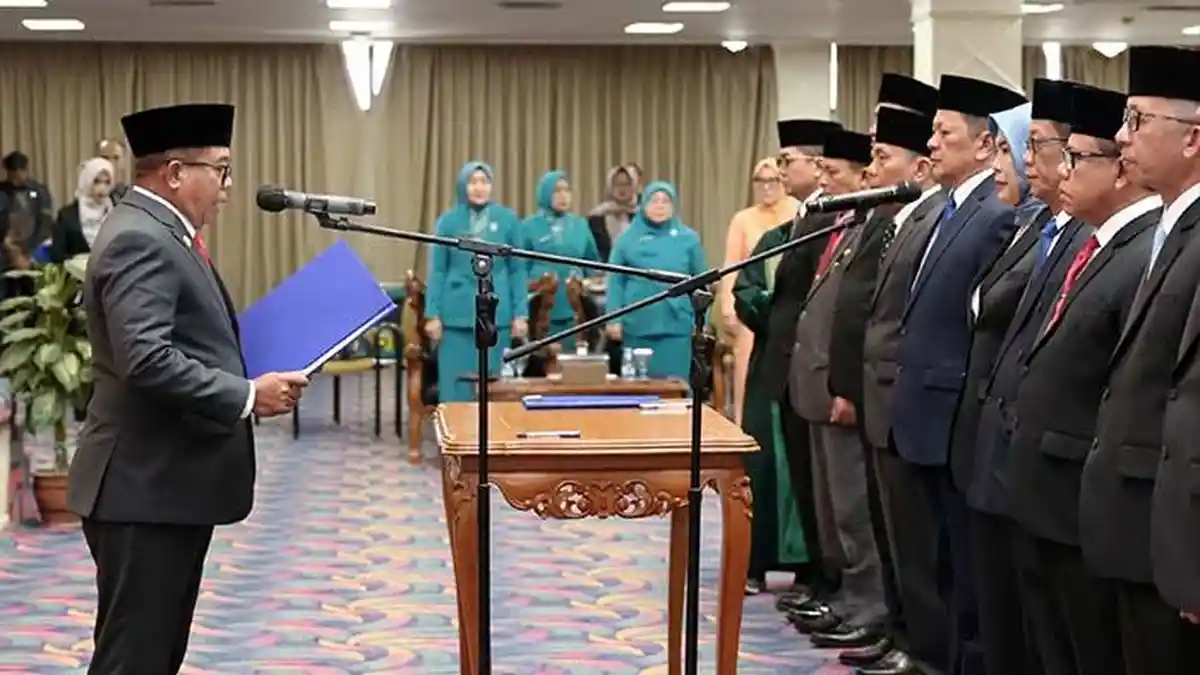 Sekwan Lampung Selatan Thomas Amirico Dilantik Jadi Kadis Pendidikan Lampung, Posisi Sekwan Kosong