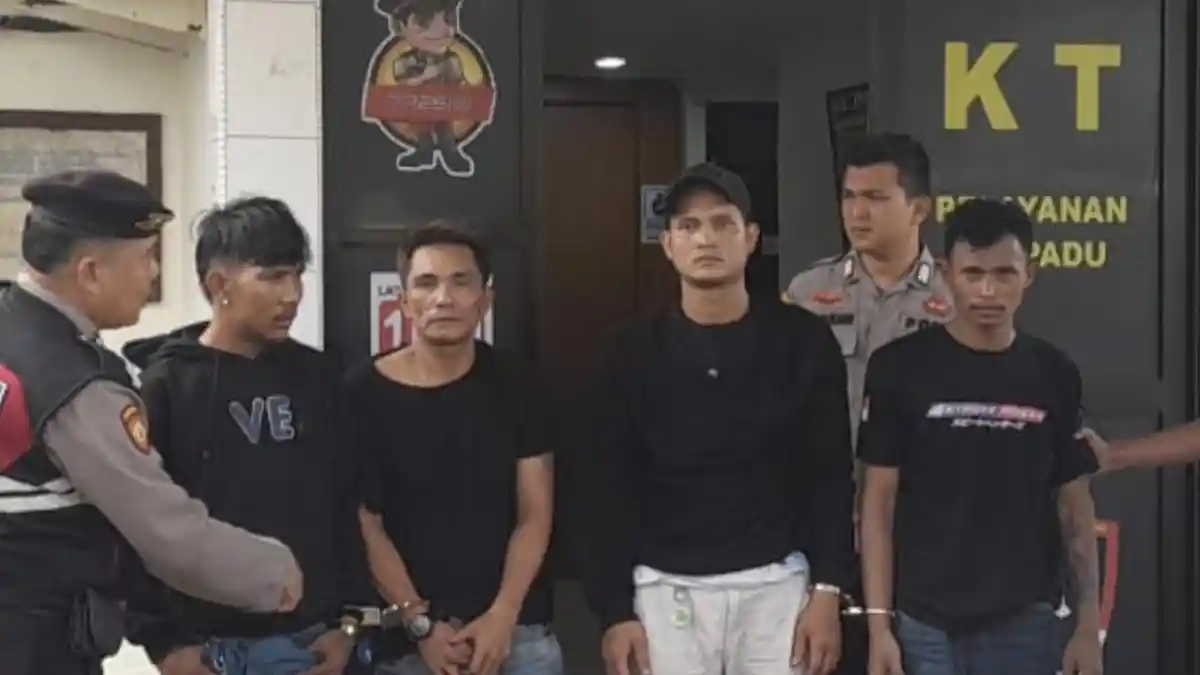 Tiga Pria di Batam Tabrak Warga Batuaji Ternyata Komplotan Residivis Bobol Ruko Hingga Rp100 Juta