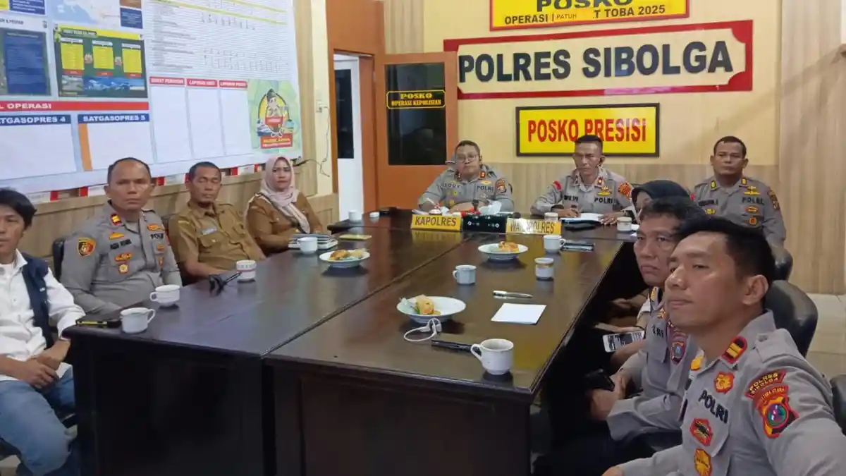 Evaluasi Ketahanan Pangan, Wakapolda Sumut Pimpin Rakor Bersama Polres Sibolga dan Instansi Terkait