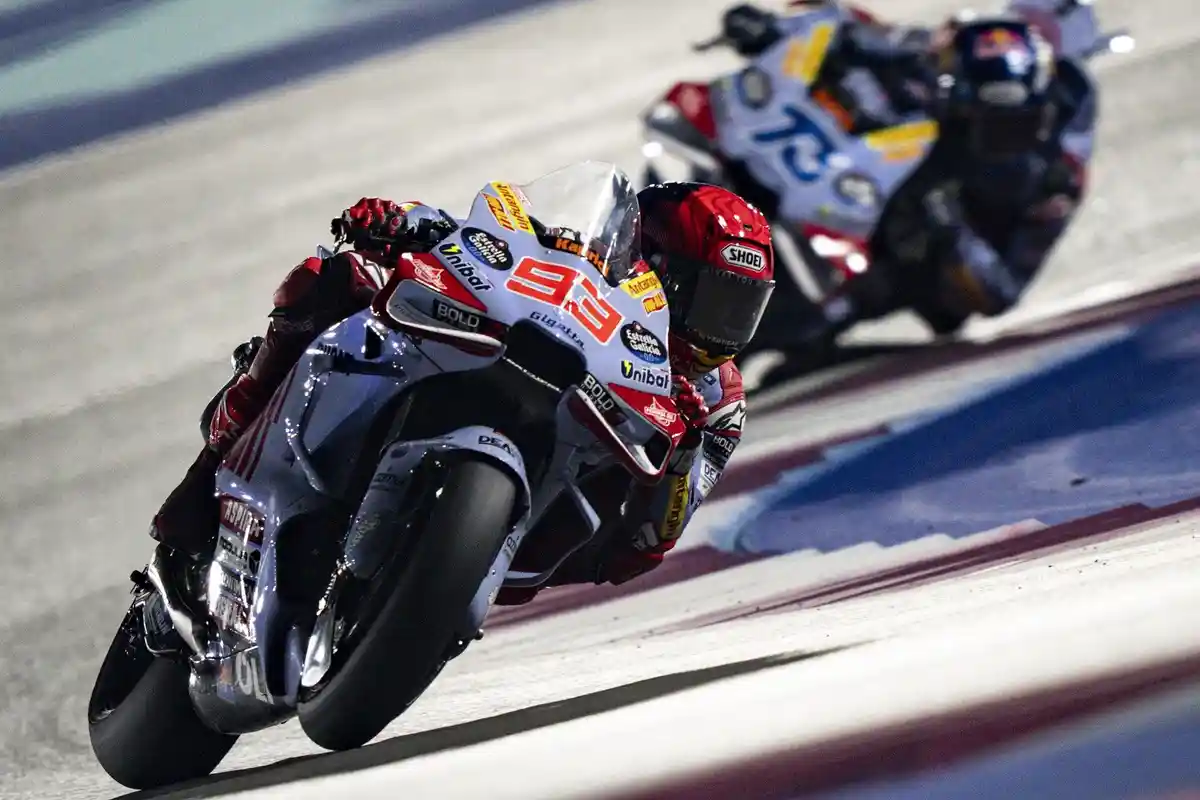 Live Trans 7, Jadwal dan Hasil FP2 MotoGP Qatar 2024, Kejutan Marc Marquez Bagi Francesco Bagnaia