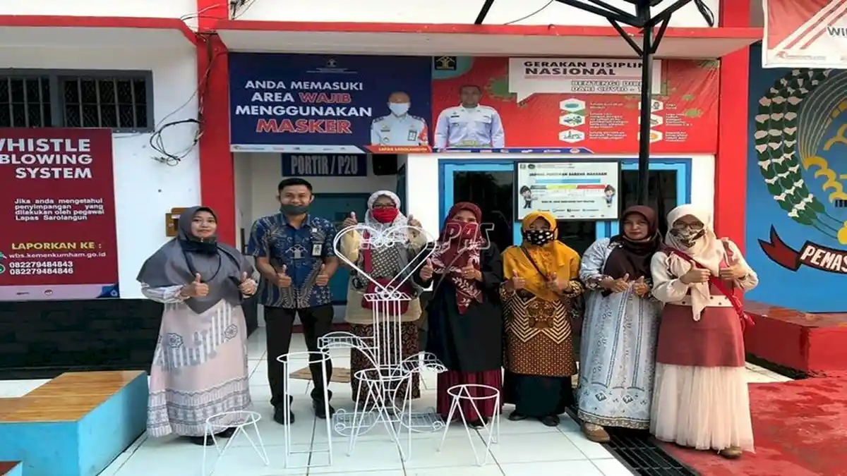 Berkat Pelatihan WBP, Lapas Klas IIB Sarolangun Kebanjiran Orderan Produk Karya Warga Binaannya