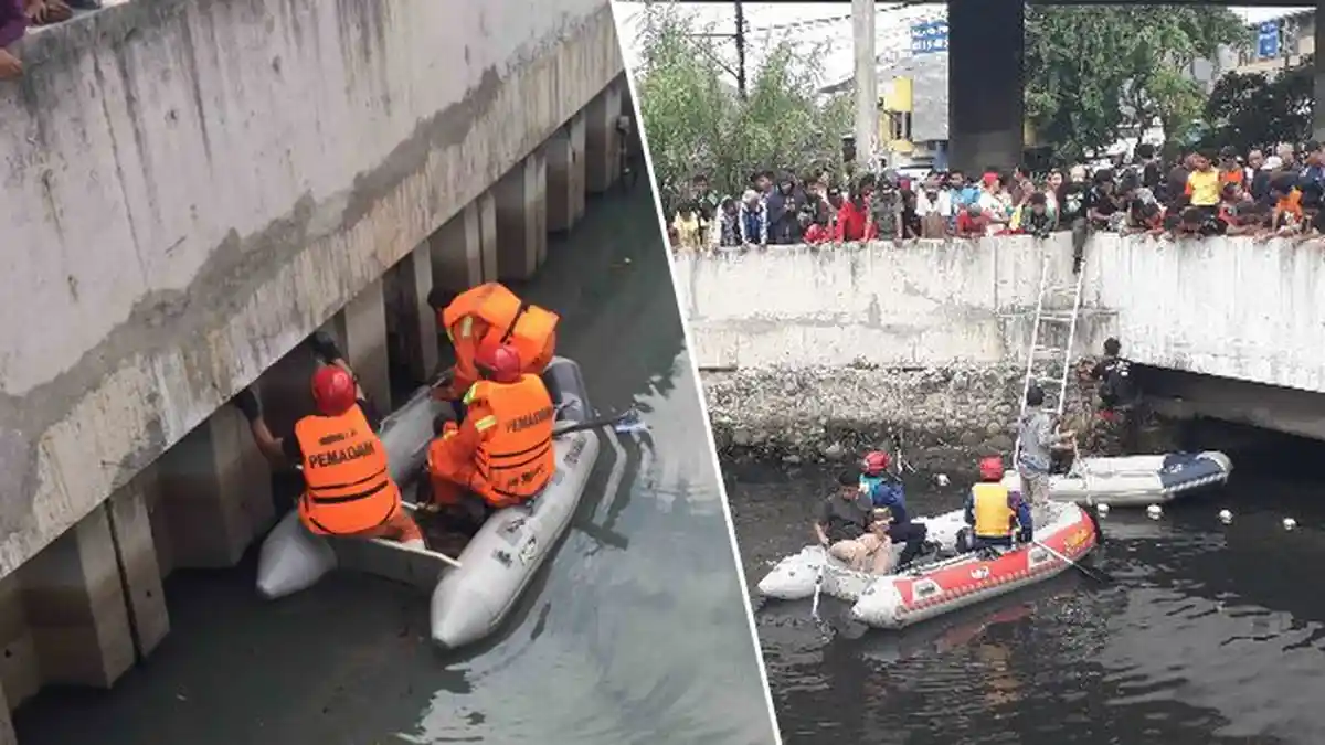 Petugas Hampir Tangkap Buaya di Kali Grogol, tapi Gagal Gara-gara Ulah Warga