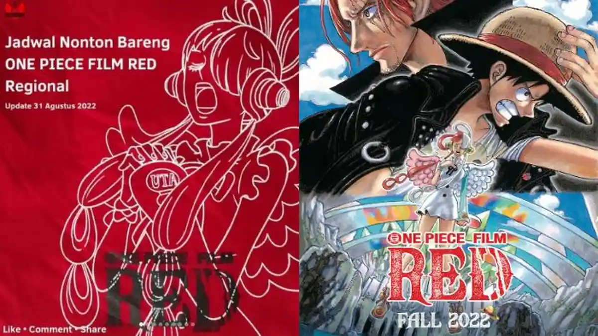 Jadwal dan Lokasi Nonton Bareng Film One Piece Red di Jabodetabek