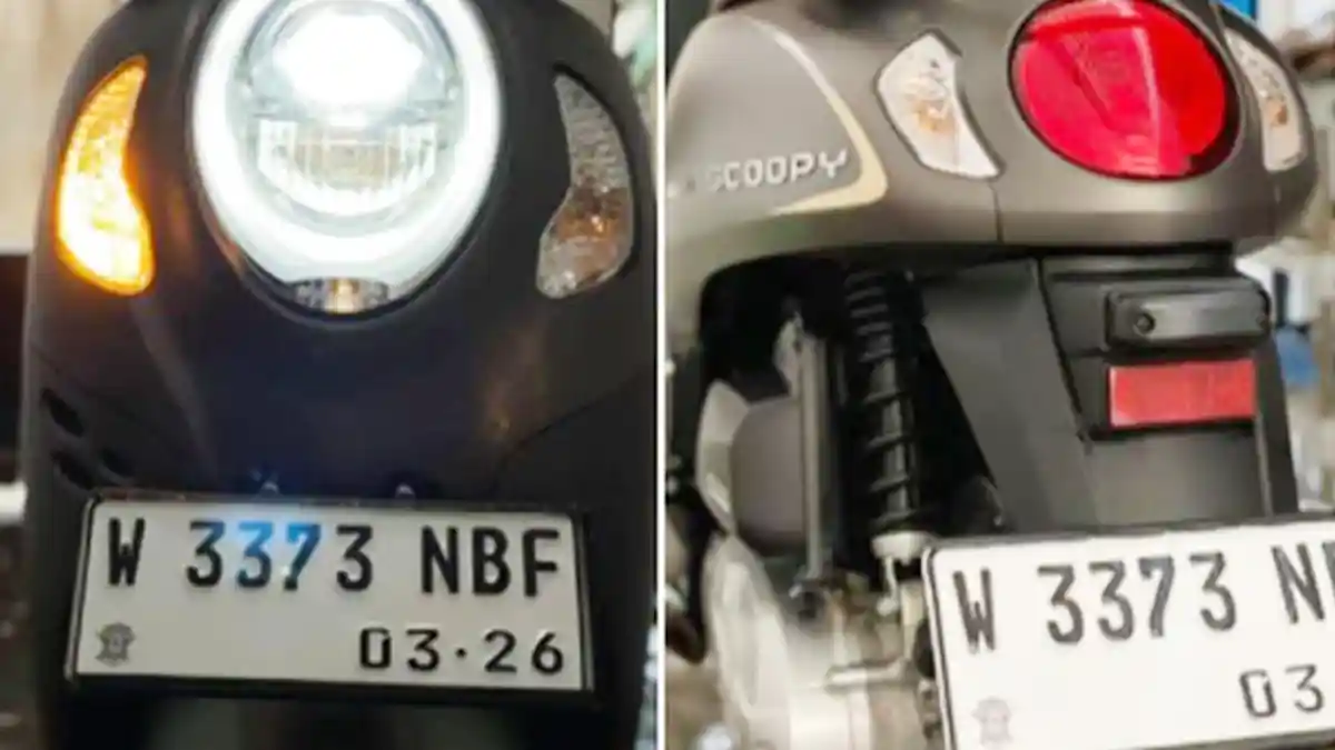 Siap-siap Pelat Motor Warna Putih, Lebih Mudah Dilacak Kamera Pengintai CCTV