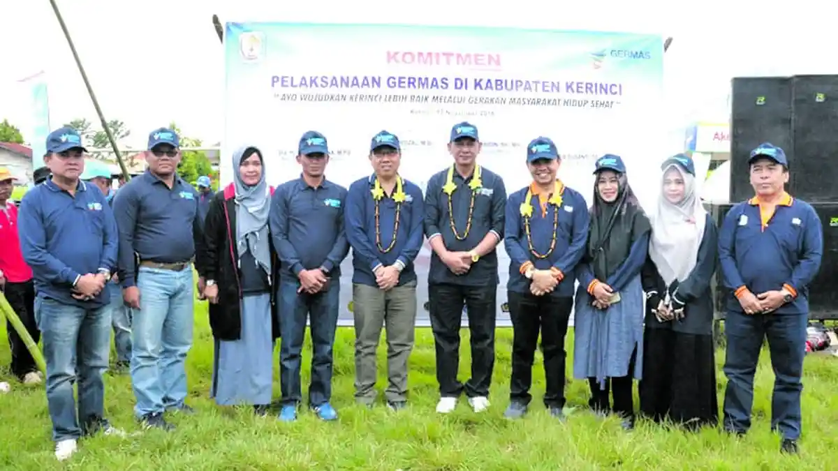 Dinkes Provinsi Jambi Kampanye GERMAS di Kerinci Ribuan Peserta Antusias