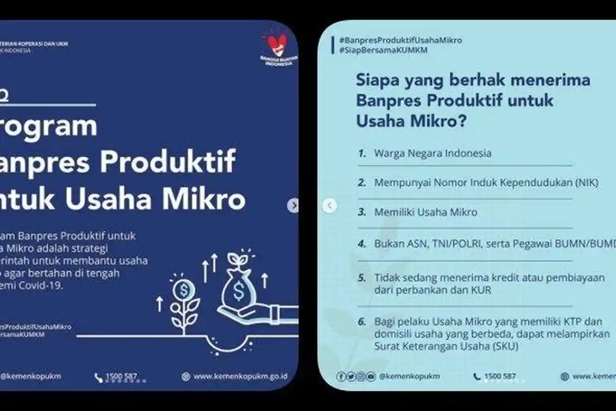 Eform BRI Cek Penerima BLT UMKM di Website http://eform.bri.co.id/bpum Cukup Gunakan NIK KTP