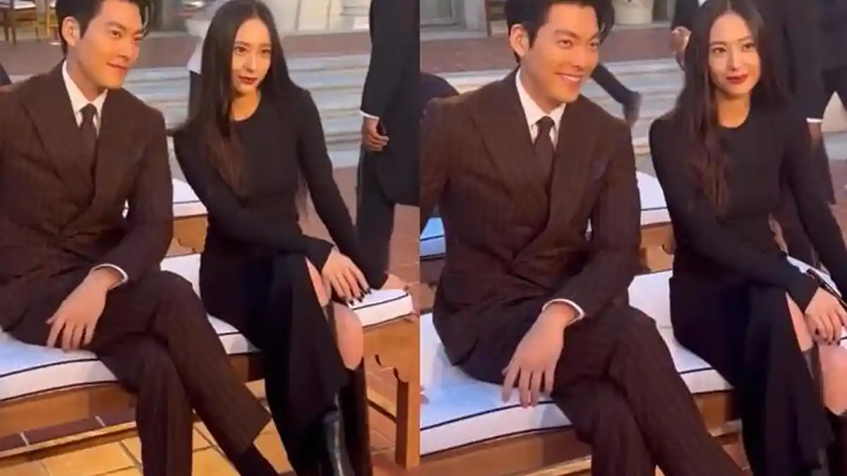 Bintang Drakor The Heirs Reunian, Kim Woo Bin dan Krystal Jung Bertemu di Acara Ralph Lauren